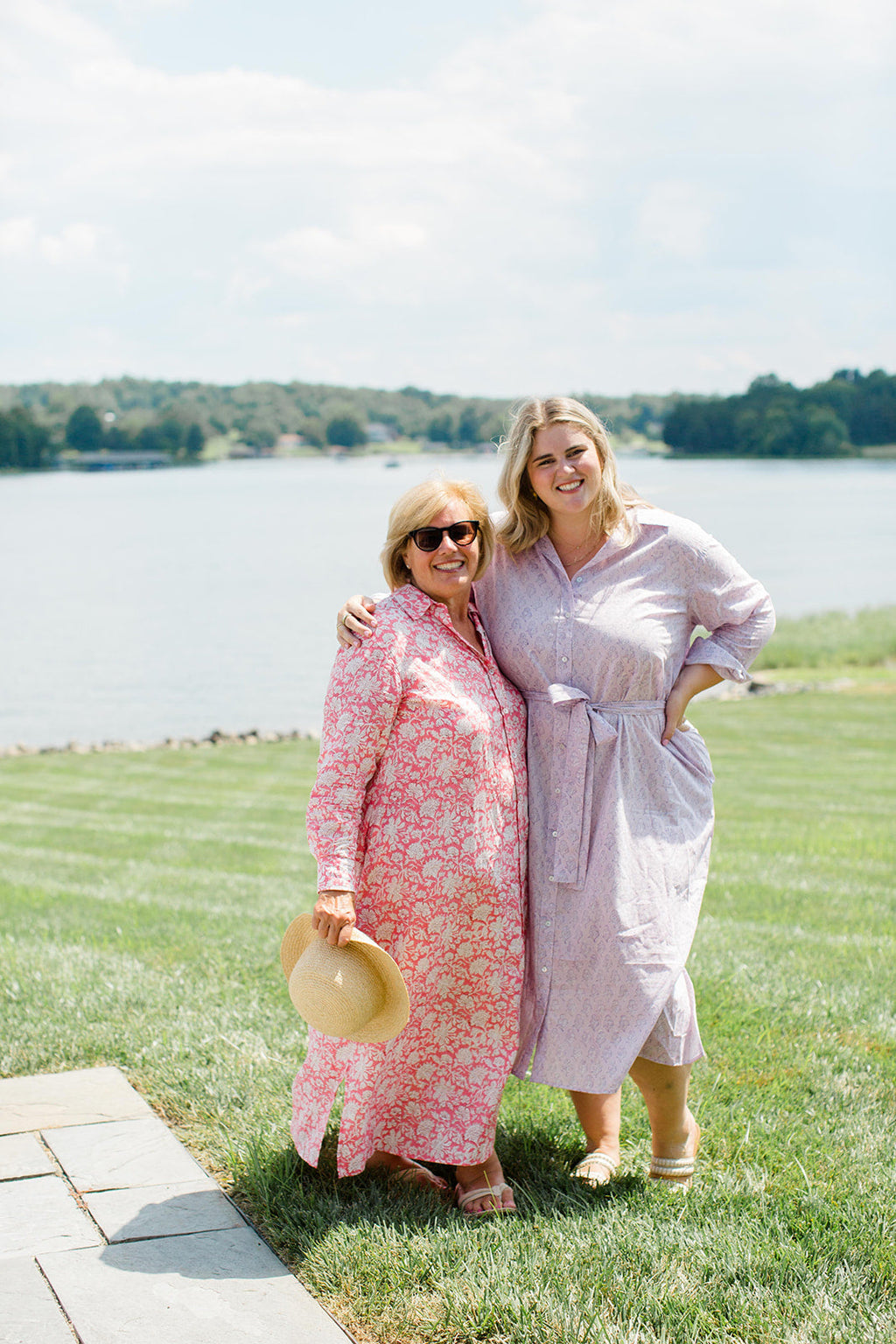 The Christine Shirt Dress in Lavender Taffy by Carla Kiley Collection