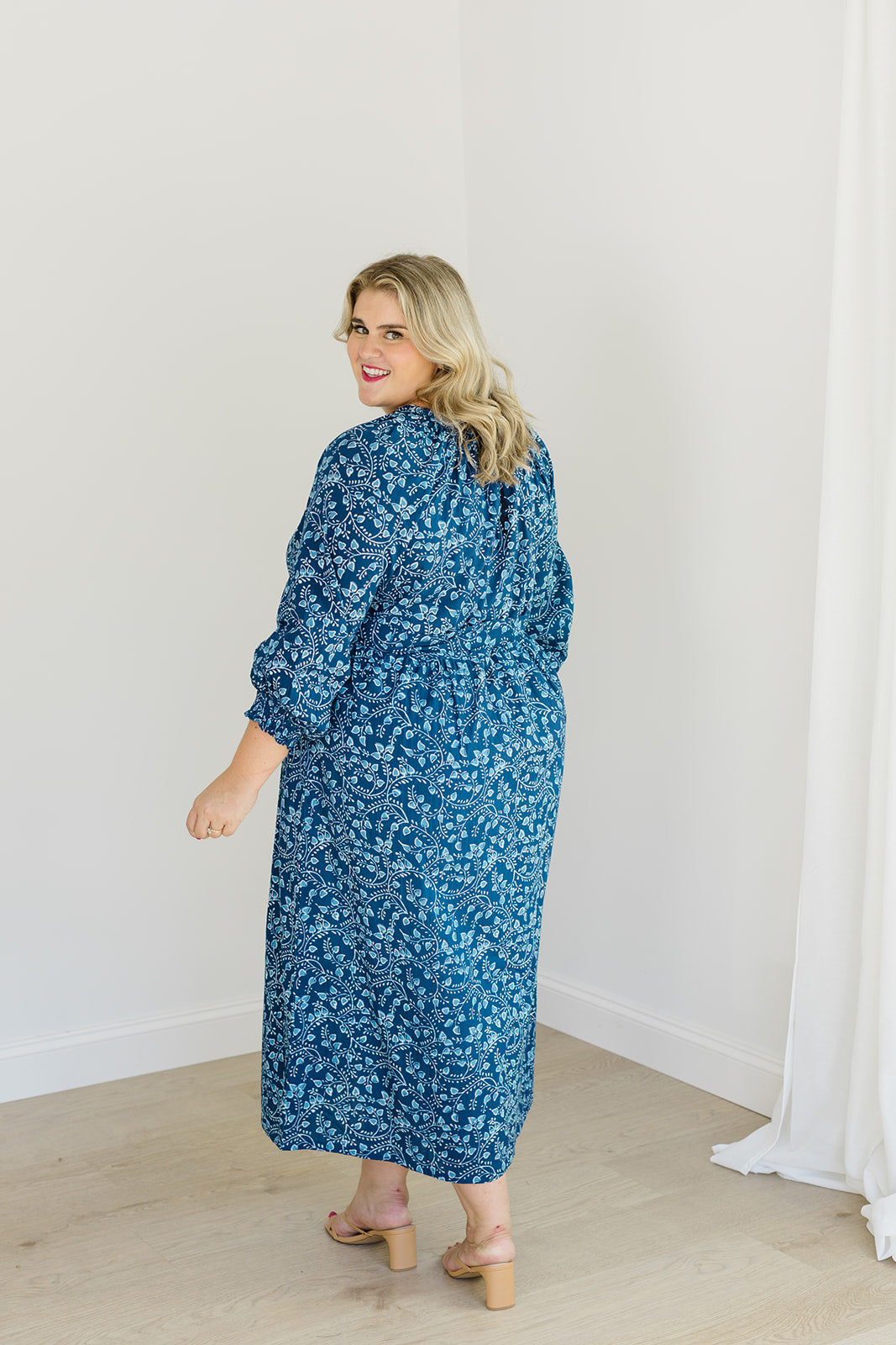 The Savana Midi Dress in Winter Blossom - Final Sale by Carla Kiley Collection