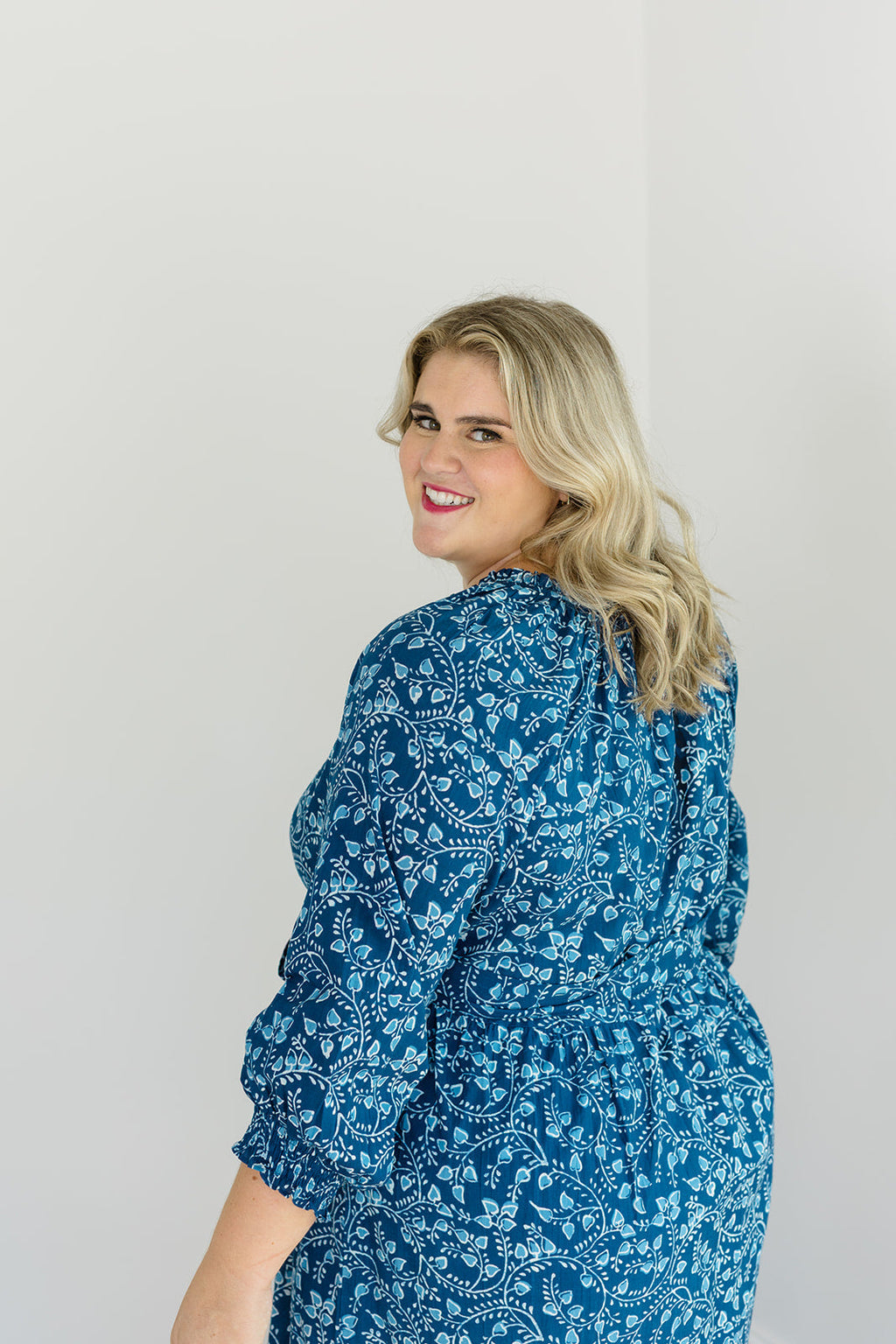 The Savana Midi Dress in Winter Blossom - Final Sale by Carla Kiley Collection
