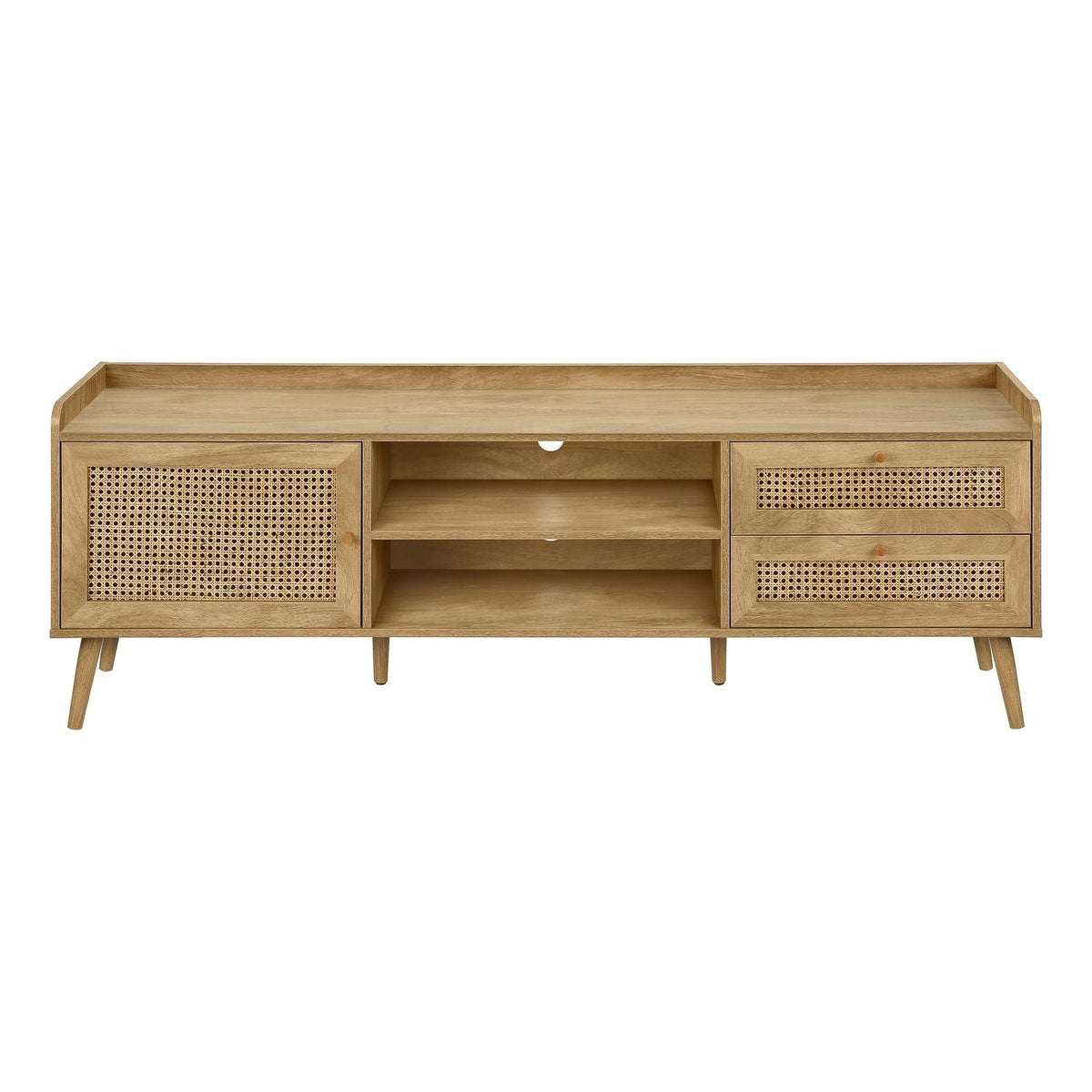 TV Stand, Console, Media Entertainment Center, Storage Cabinet, Transitional by Unique Piece Furniture
