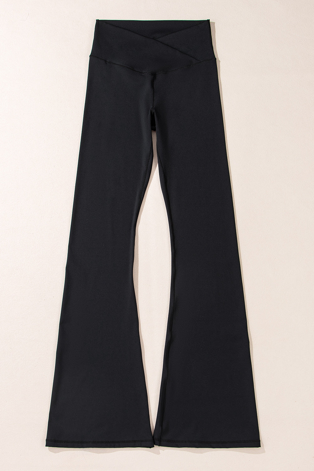 Black V Shape High Waist Flared Leggings by Dear-Lover Dropshipping