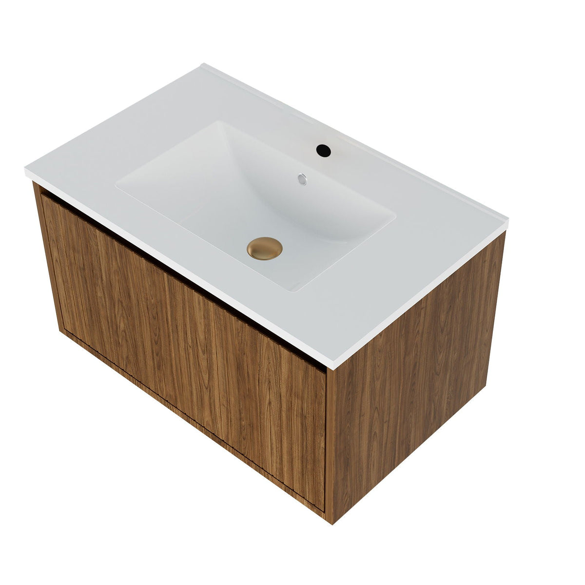 Wall Mounted Floating Bathroom Vanity With Sink And Drawers by Unique Piece Furniture