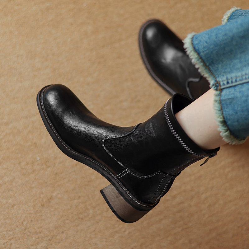Women’s Mid-Heel Martin Boots by FitiqueFit