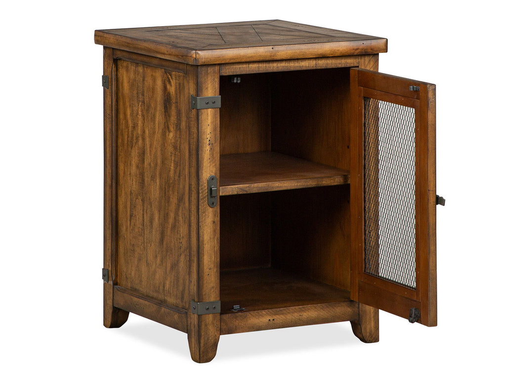 Chesterfield - Chairside End Table - Farmhouse Timber by Unique Piece Furniture