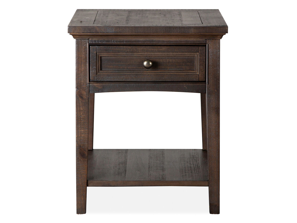 Westley Falls - Rectangular End Table - Graphite by Unique Piece Furniture