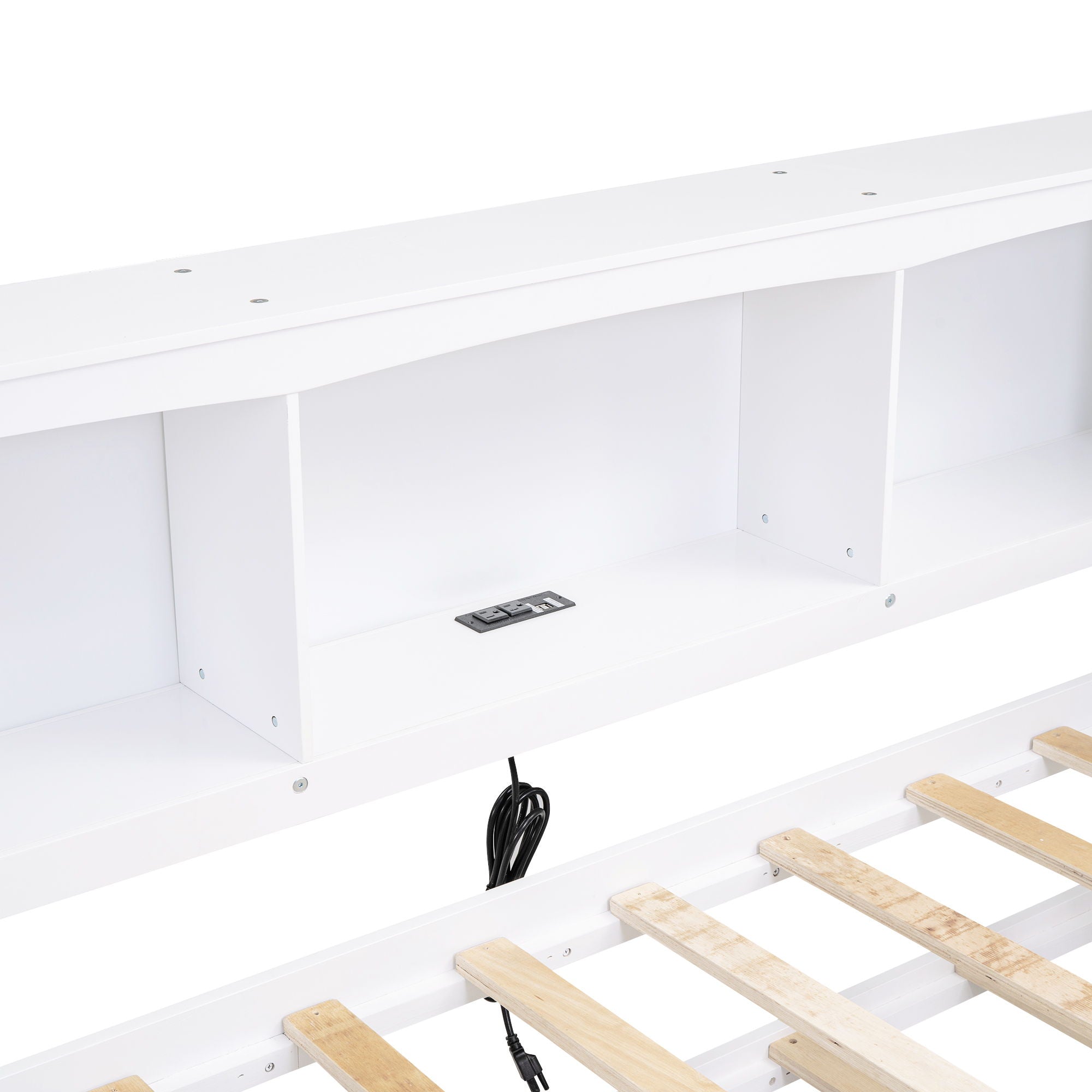 Daybed With Trundle, Storage Cabinets, USB Ports by Unique Piece Furniture