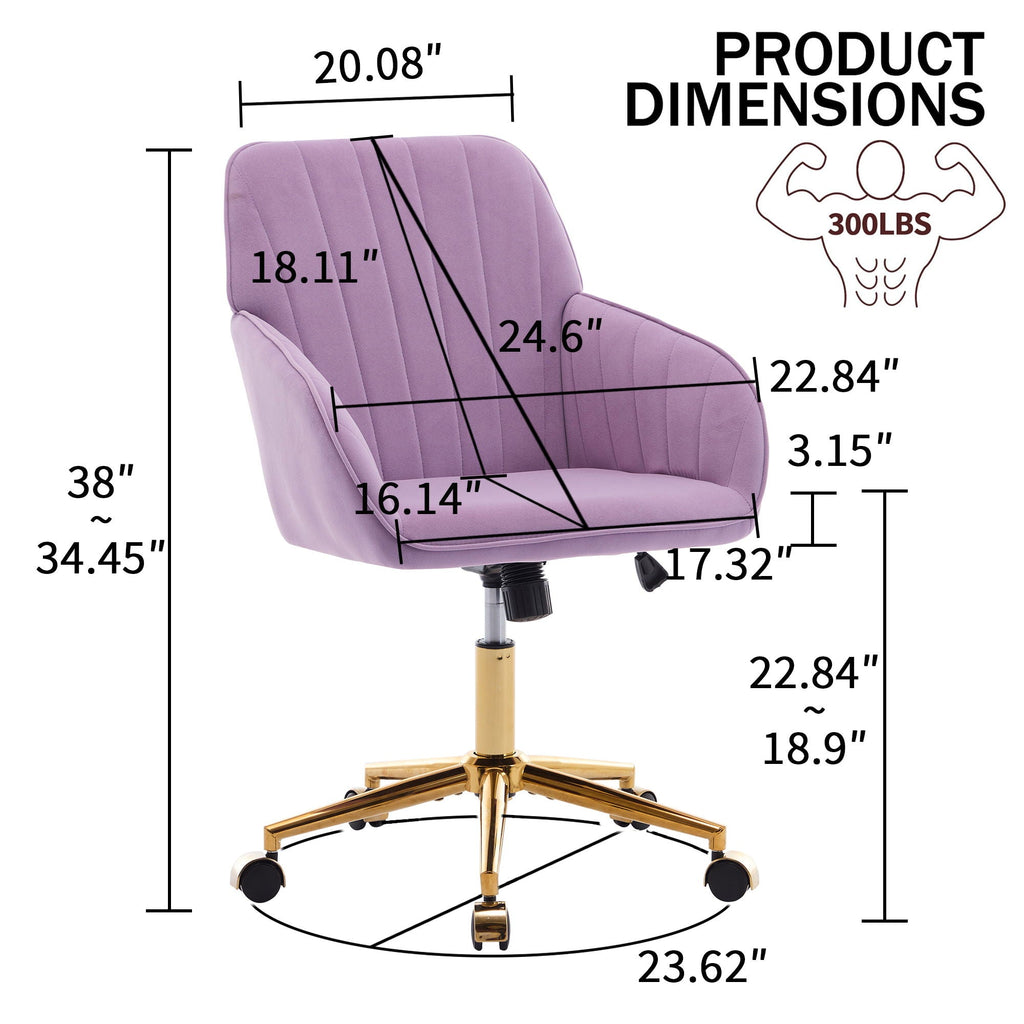 Adjustable Ergonomic Swivel Office Chair by Unique Piece Furniture