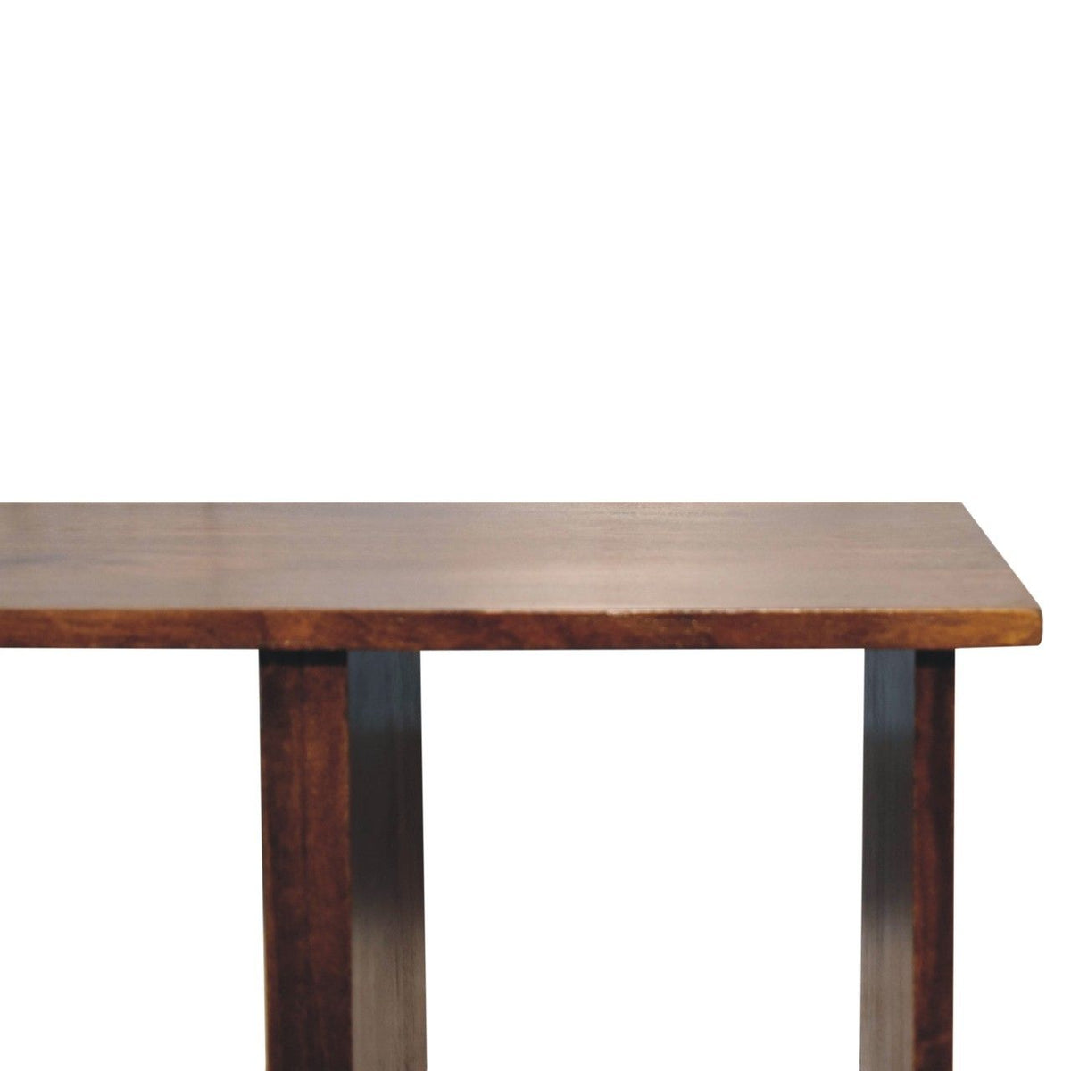 Triple Open Style Coffee Table - Beige / Brown by Unique Piece Furniture