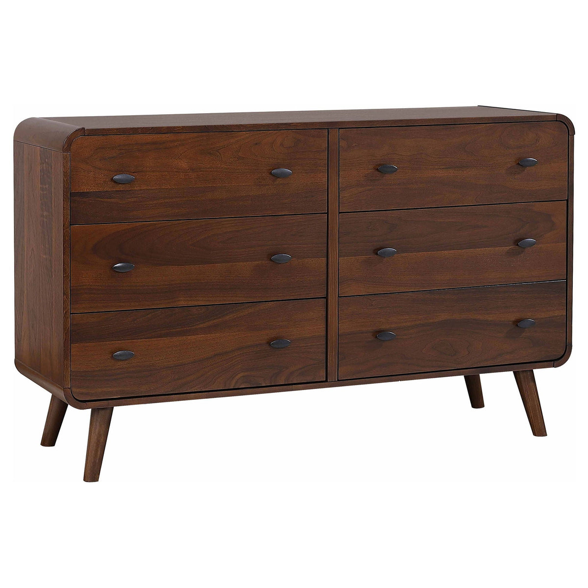 Robyn 6-drawer Bedroom Dresser Dark Walnut by Unique Piece Furniture