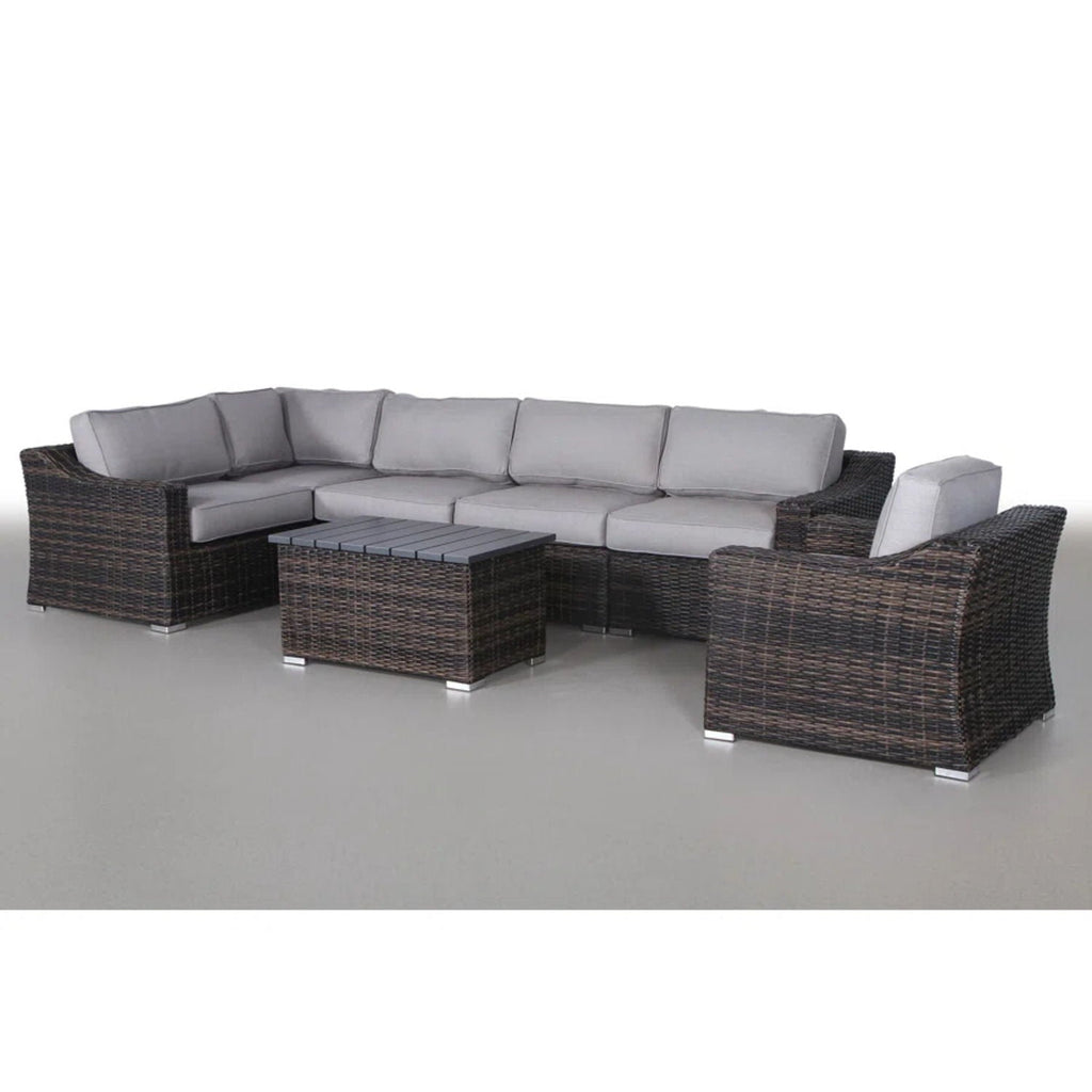 Stylish Sofa Seating Group With Cushions Perfect For Outdoor Gatherings by Unique Piece Furniture