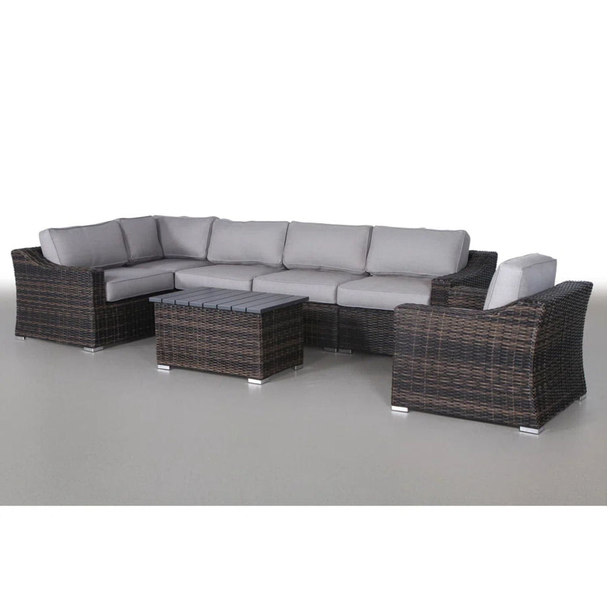 Stylish Sofa Seating Group With Cushions Perfect For Outdoor Gatherings by Unique Piece Furniture