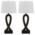 Markellton - Poly Table Lamp (Set of 2) - Black by Unique Piece Furniture