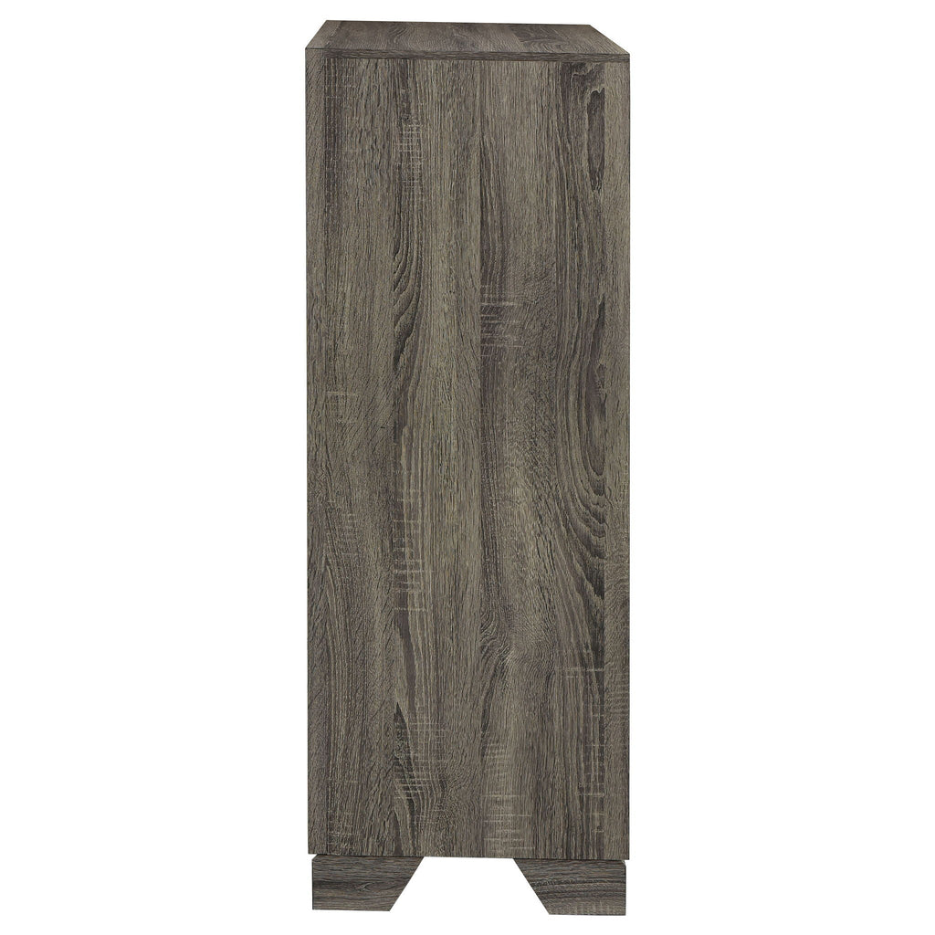 Wright 4-drawer Chest of Drawers Brown Oak by Unique Piece Furniture