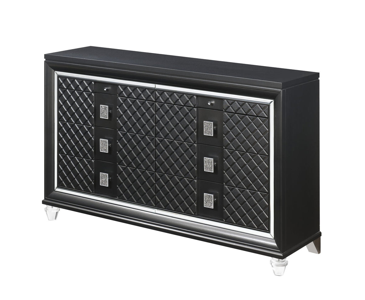 Sawyer - Metallic Dresser - Gray by Unique Piece Furniture