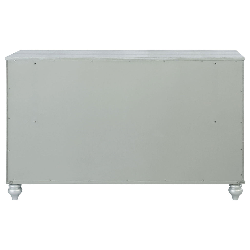 Gunnison 6-drawer Dresser Silver Metallic by Unique Piece Furniture