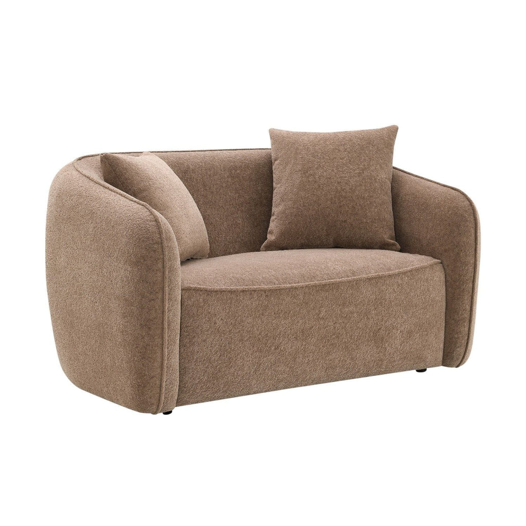 Keith - Loveseat With 2 Matching Color Toss Pillows by Unique Piece Furniture