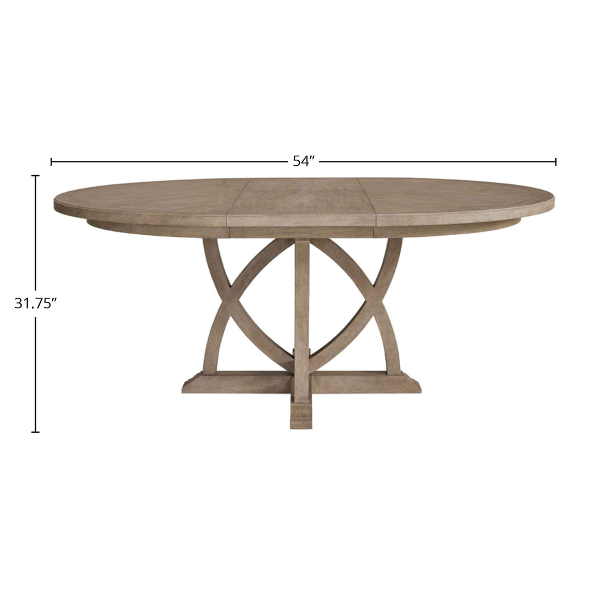Round Dining Extendable Dining Table - Sand by Unique Piece Furniture
