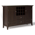Bedford - Sideboard Buffet And Wine Rack - Dark Chestnut Brown by Unique Piece Furniture