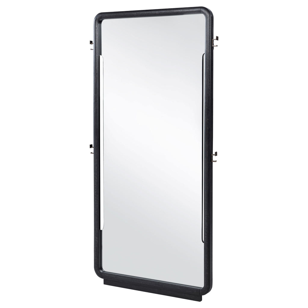 Leandro 76-inch Full Length Floor Mirror Burnished Black by Unique Piece Furniture