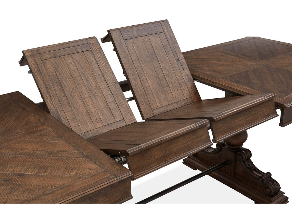 Durango - Trestle Dining Table - Willadeene Brown by Unique Piece Furniture