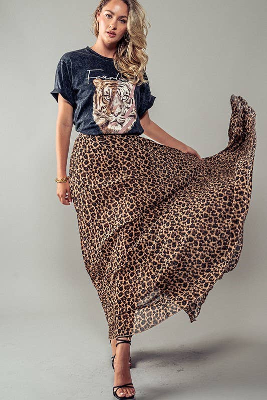 Fierce Flow Leopard Skirt by Fitkitty Culture Athleisure Wear, Yoga Wear & Women's Clothing