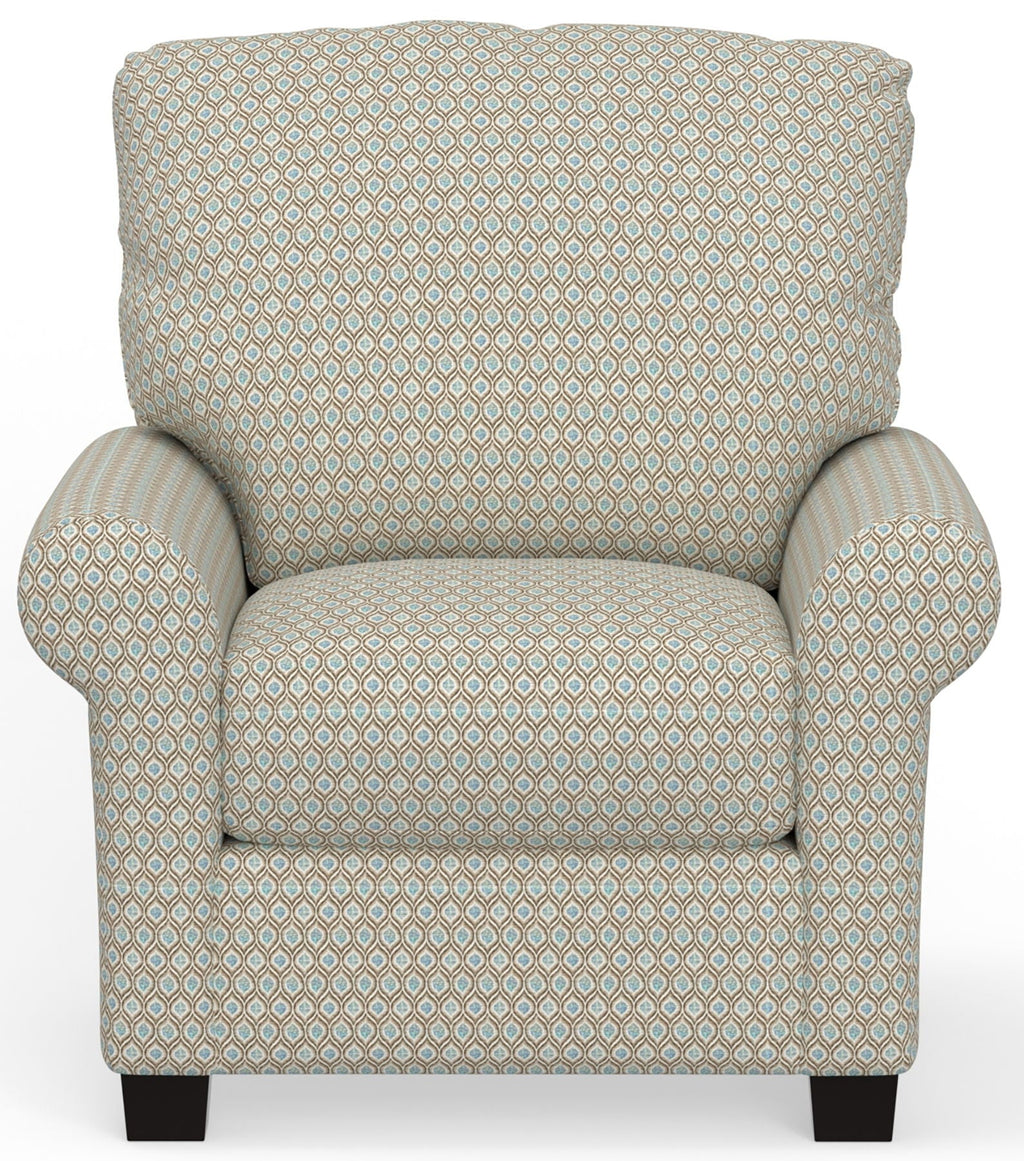 Magnolia - Accent Chair - Sky by Unique Piece Furniture