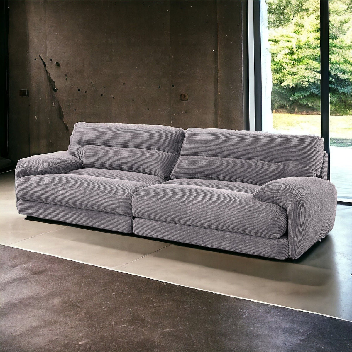Cadenza - Corduroy Sofa - Gray by Unique Piece Furniture
