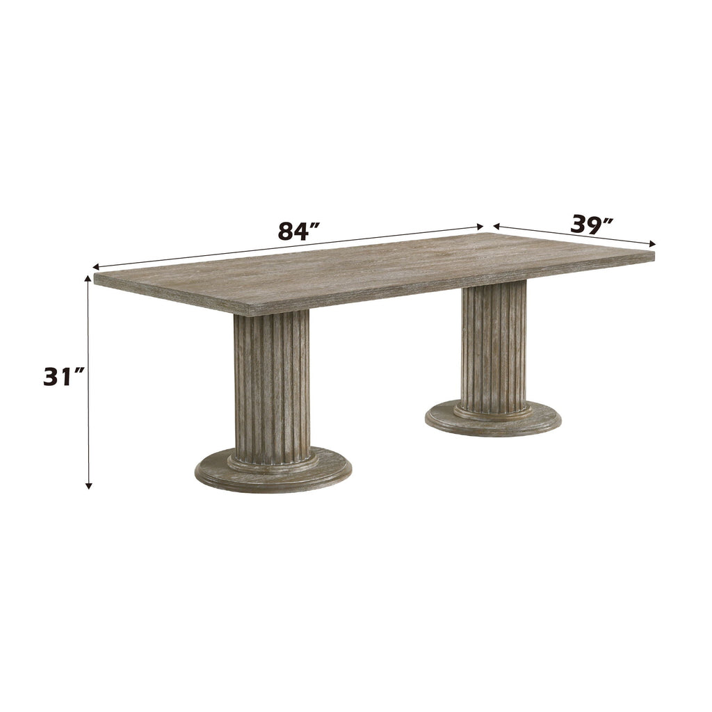 Gabrian - Reclaimed, Dining Table - Gray by Unique Piece Furniture