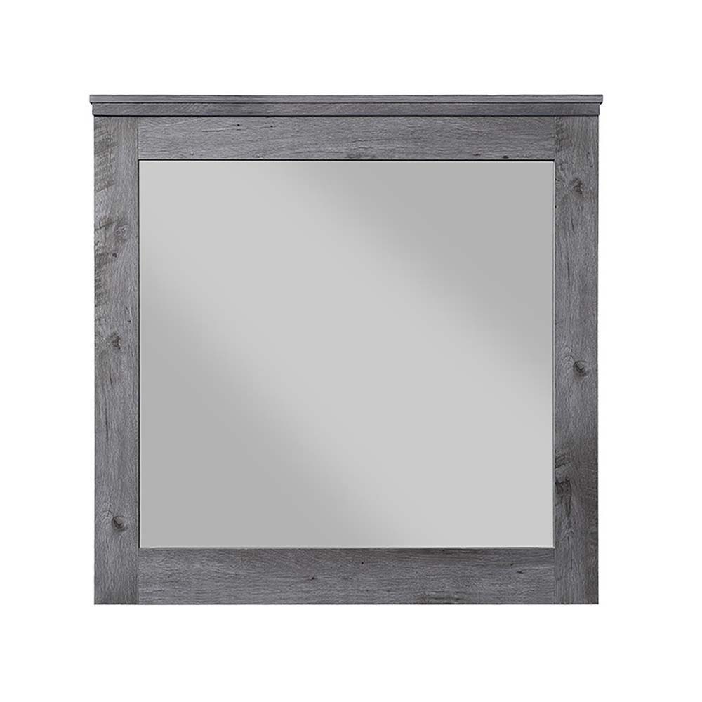 Vidalia - Rustic Mirror - Gray / Oak by Unique Piece Furniture
