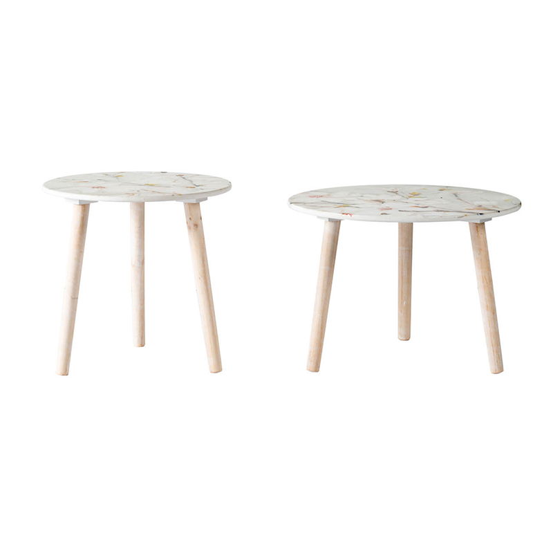 Nature-Inspired Side Tables (Set of 2) by Unique Piece Furniture