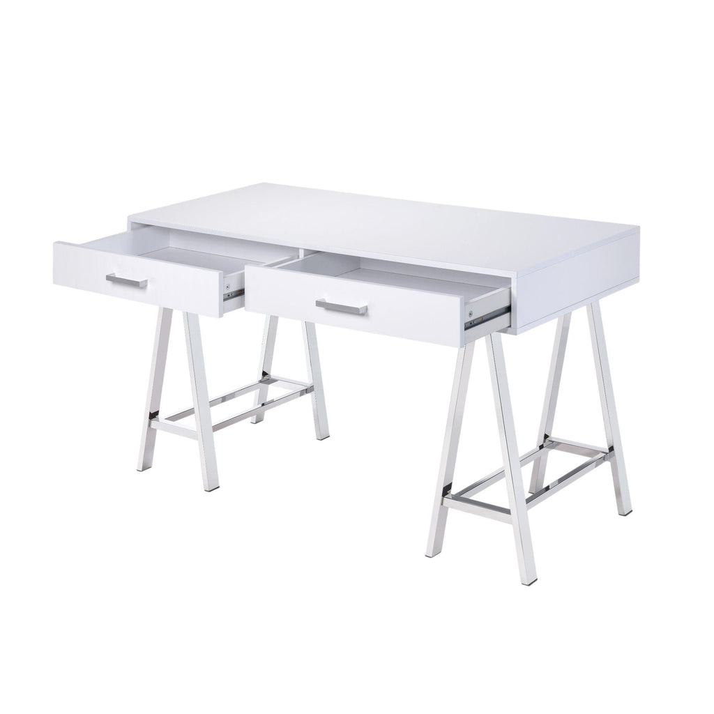 Coleen - High Gloss Writing Desk With USB by Unique Piece Furniture