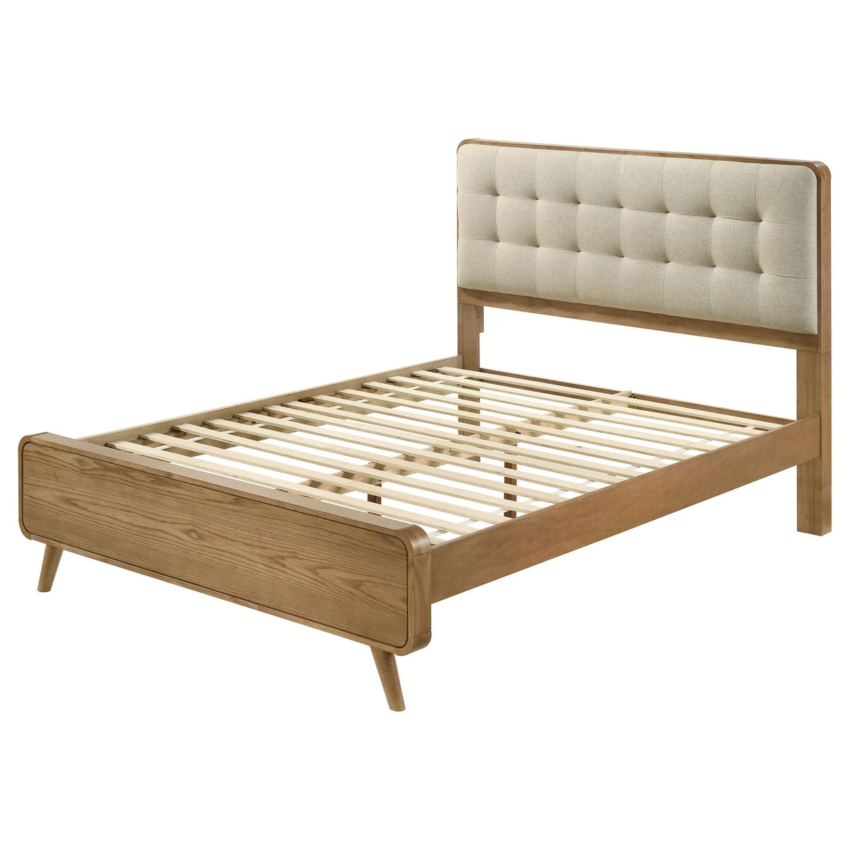 Robyn Wood Eastern King Platform Bed Light Ash by Unique Piece Furniture