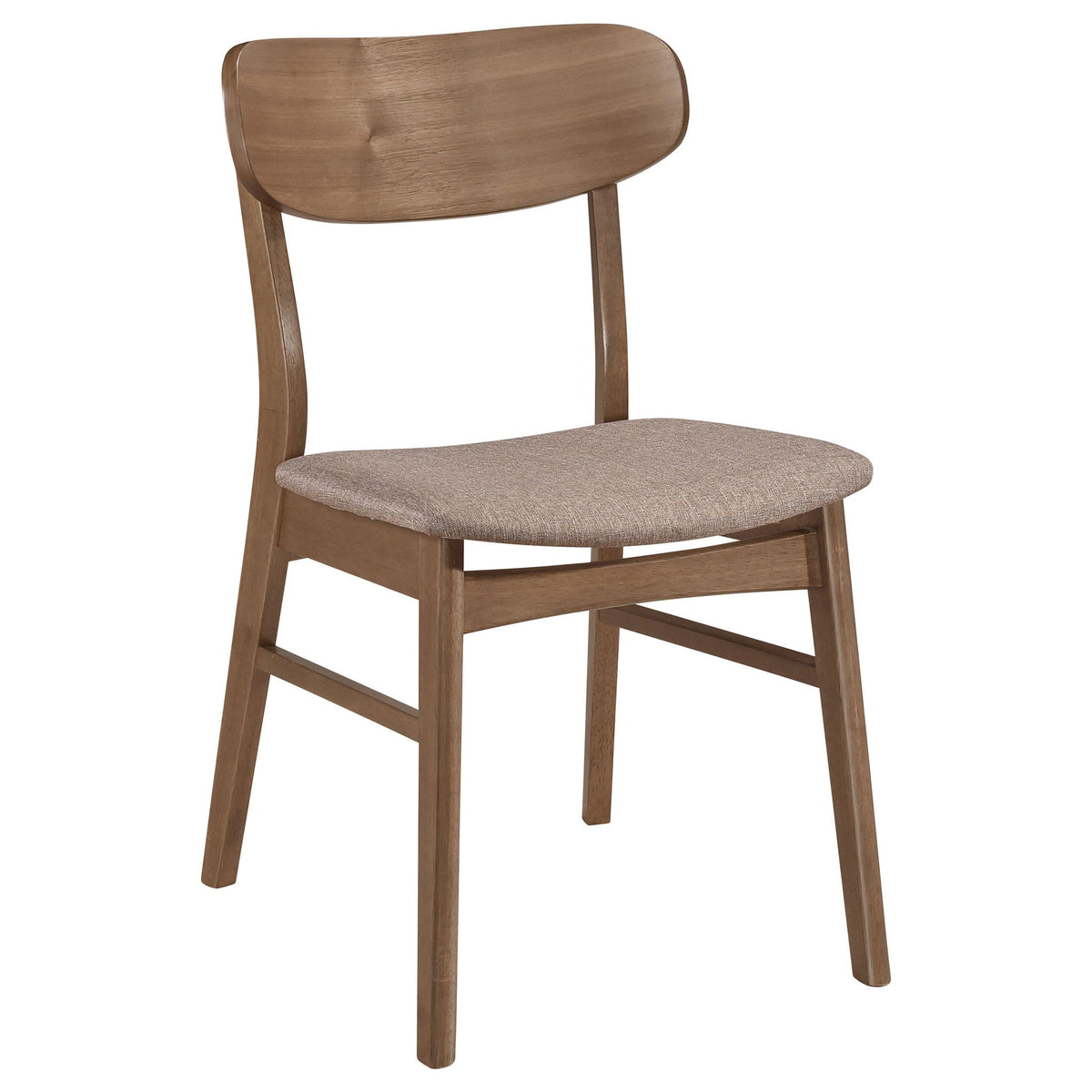 Dortch Dining Side Chair Walnut and Brown (Set of 2) by Unique Piece Furniture