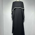 Celestial Rhinestone Cape Abaya | Luxury 2-Piece Set(MA344) by Mariam's Collection