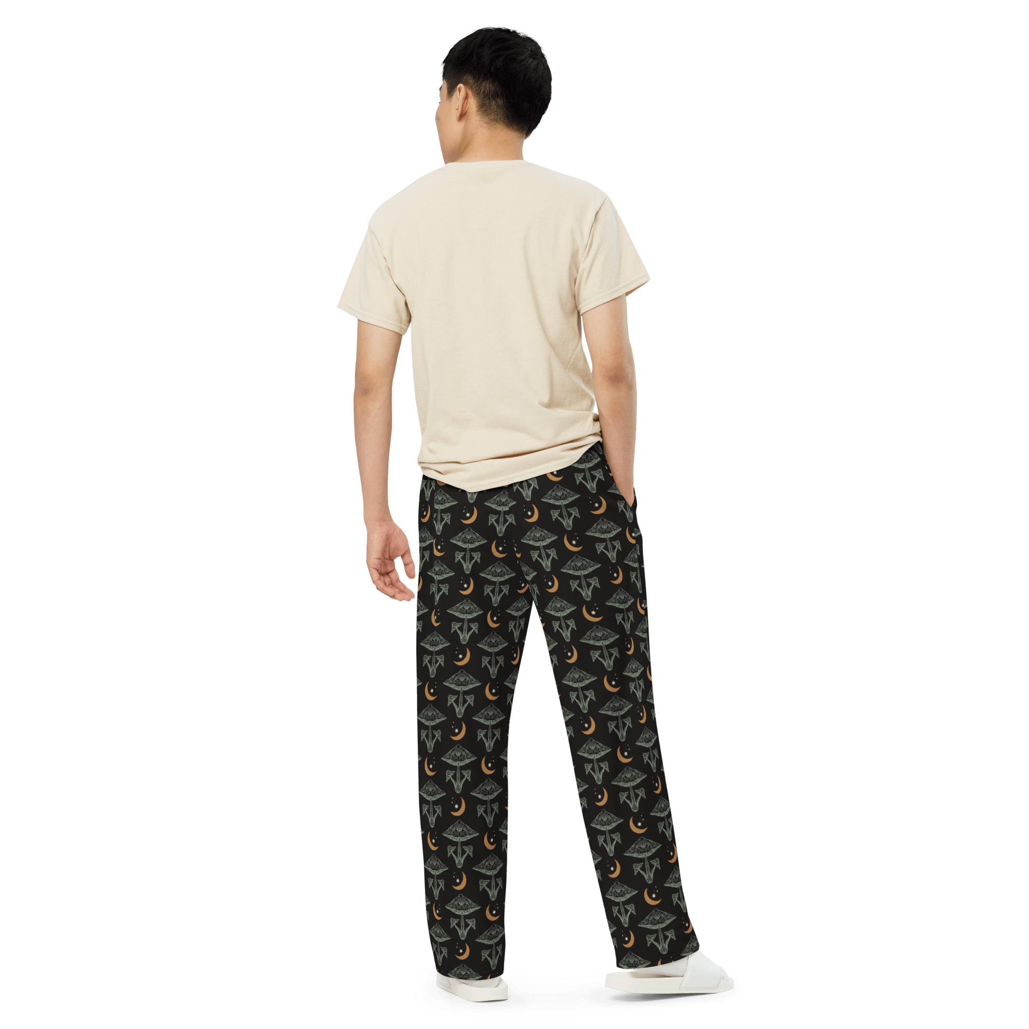 Celestial Shrooms Unisex Lounge Pants by Goth Cloth Co.