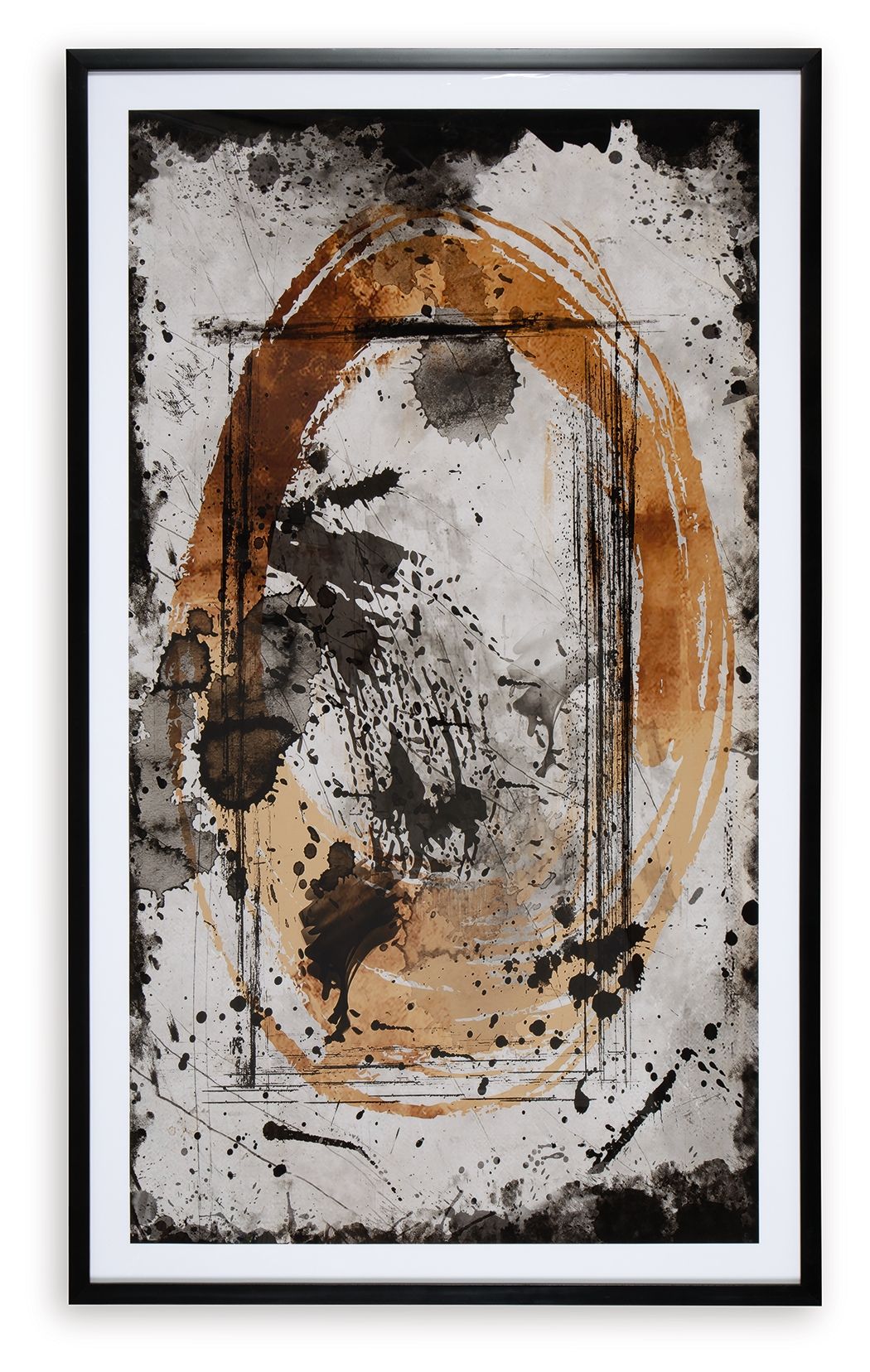 Clefting - Wall Art - Black / Caramel / Tan by Unique Piece Furniture