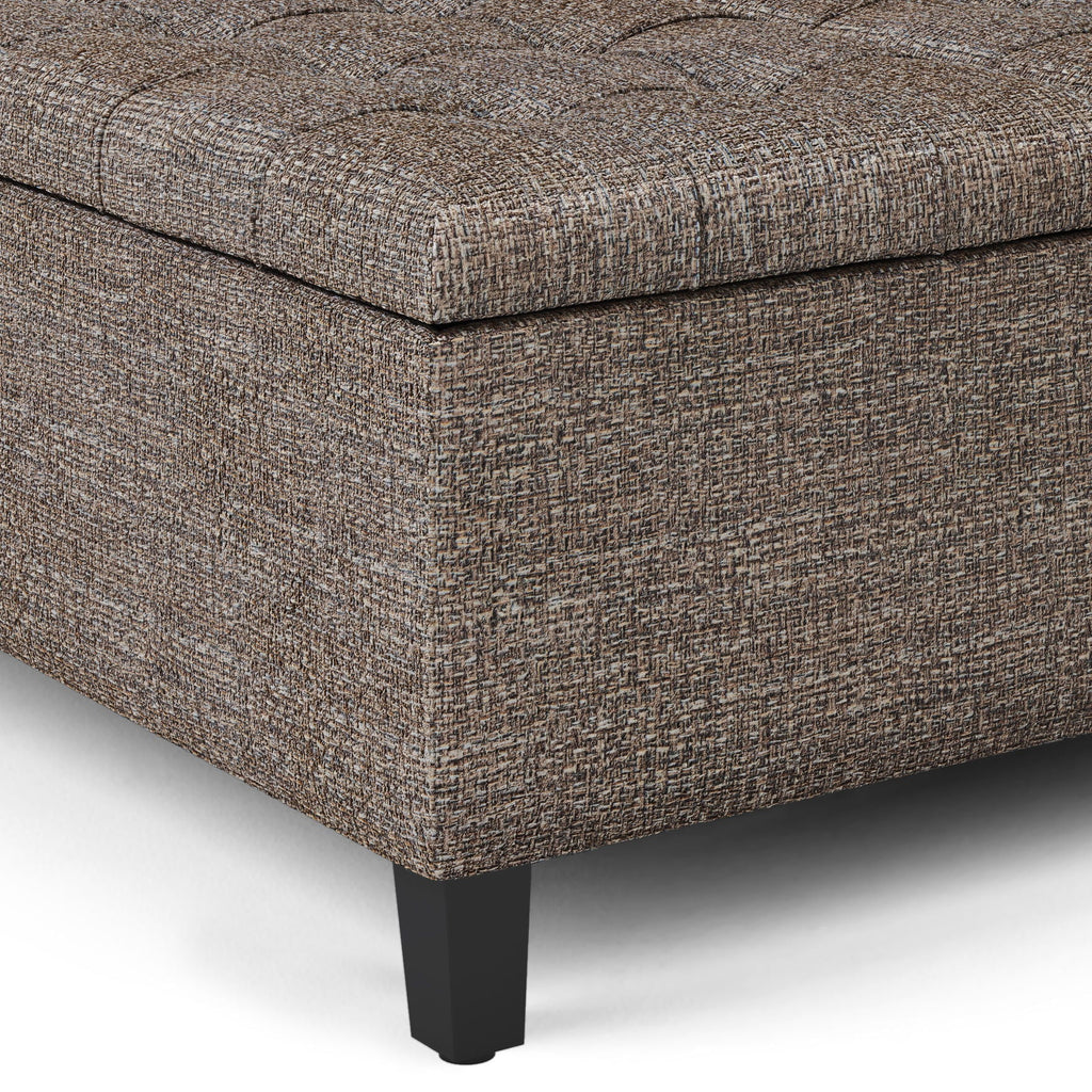 Harrison - Upholstered Coffee Table Storage Ottoman by Unique Piece Furniture