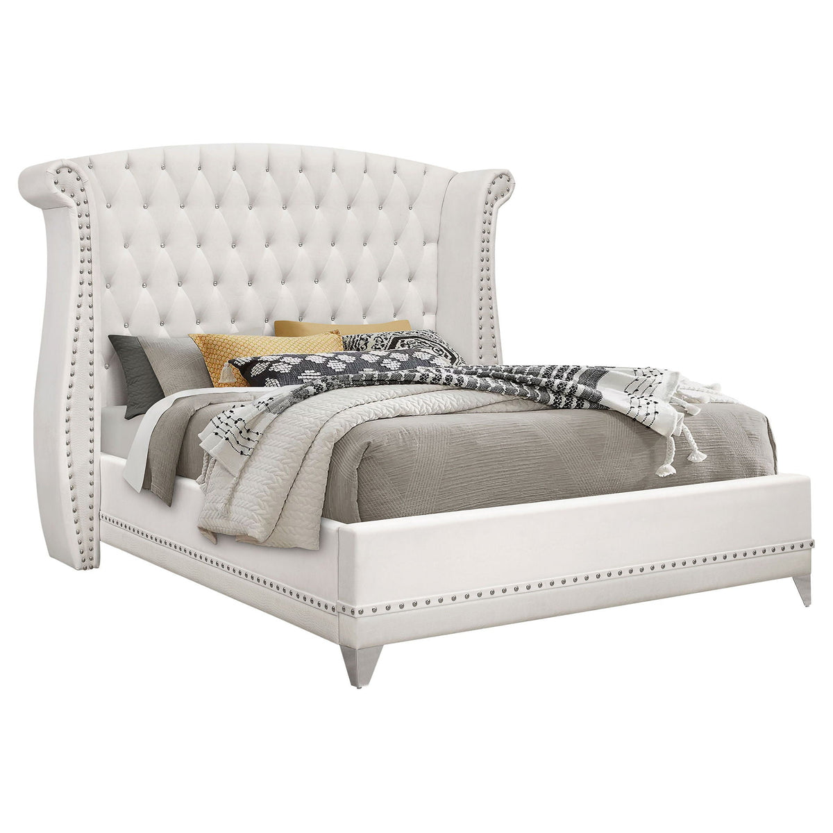 Barzini 5-piece Queen Bedroom Set White by Unique Piece Furniture