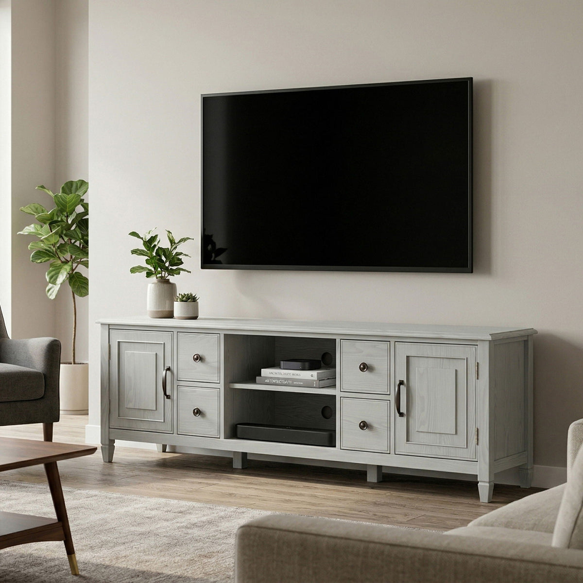 Connaught - Wide TV Stand by Unique Piece Furniture