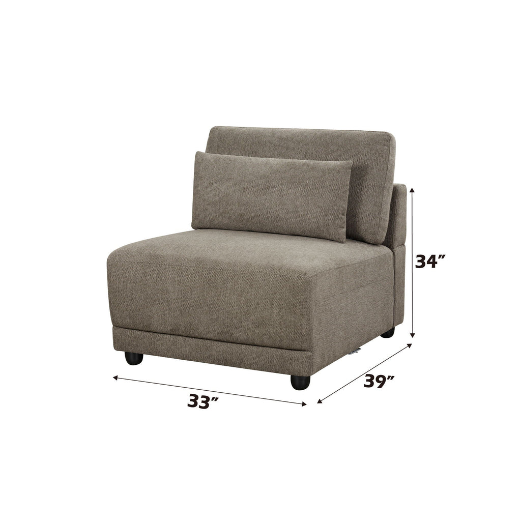 Rylie - Modular Sectional Sofa With Toss Pillows by Unique Piece Furniture