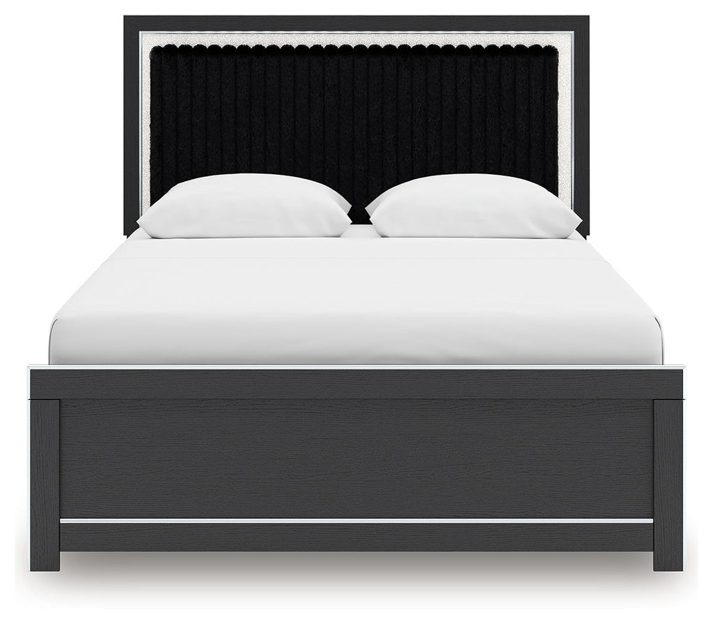 Zuraleus - Upholstered Panel Platform Bed With Roll Slats by Unique Piece Furniture