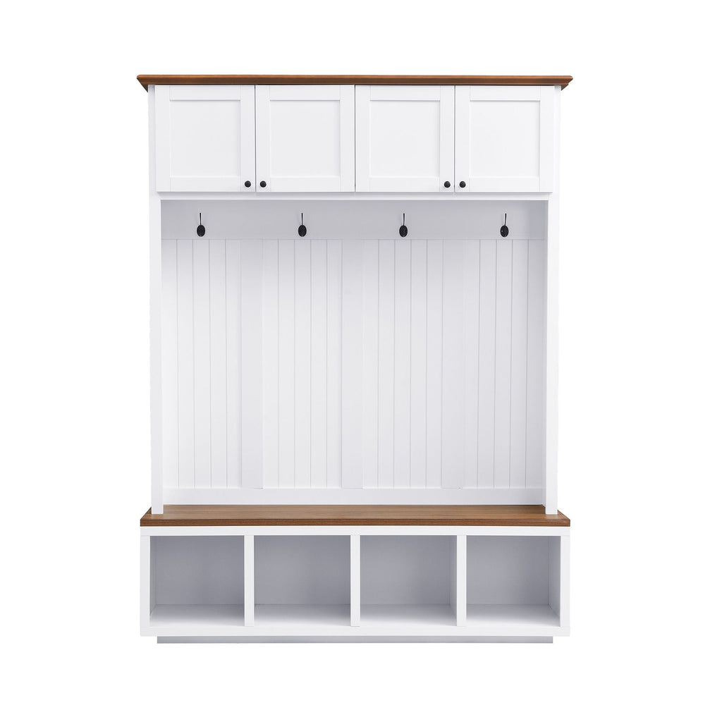 Entryway Hall Tree With Bench And Storage by Unique Piece Furniture