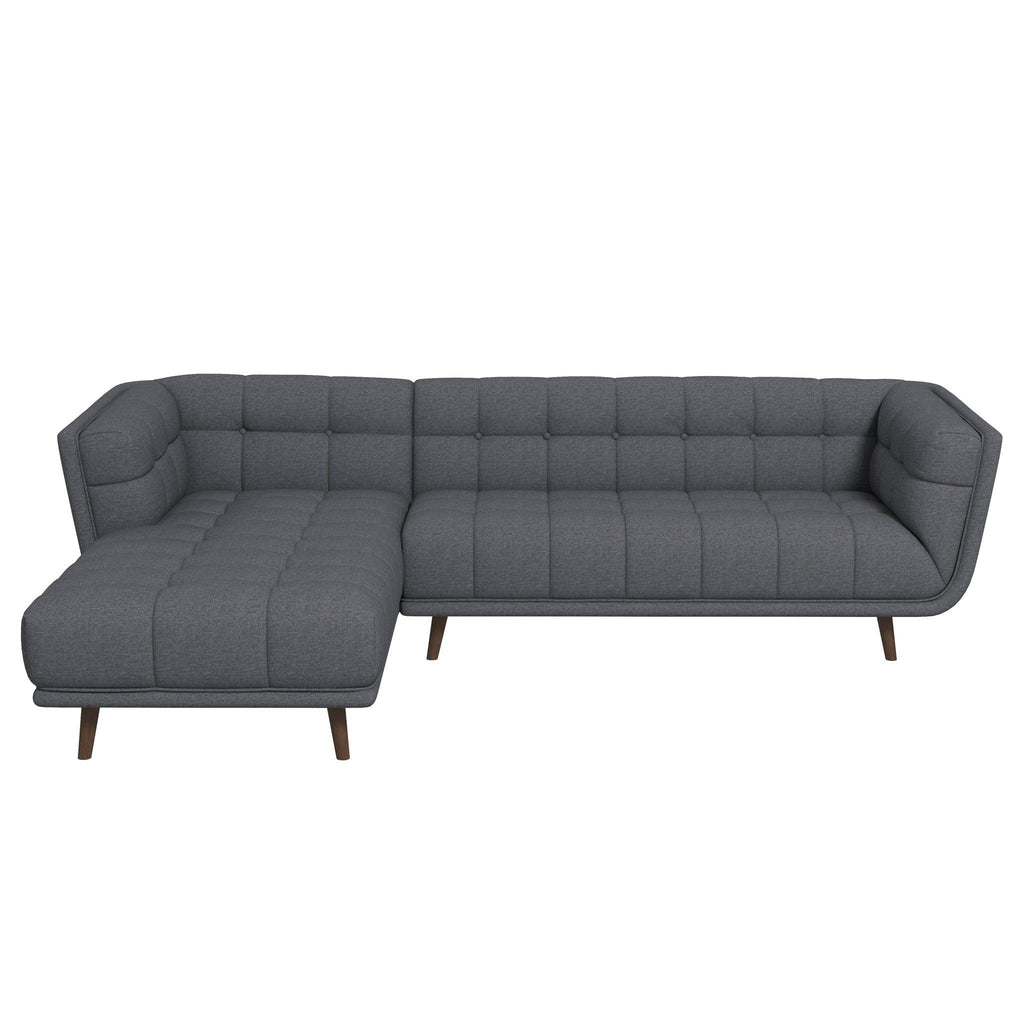 Addison - L Shape Sectional Sofa Tufted by Unique Piece Furniture