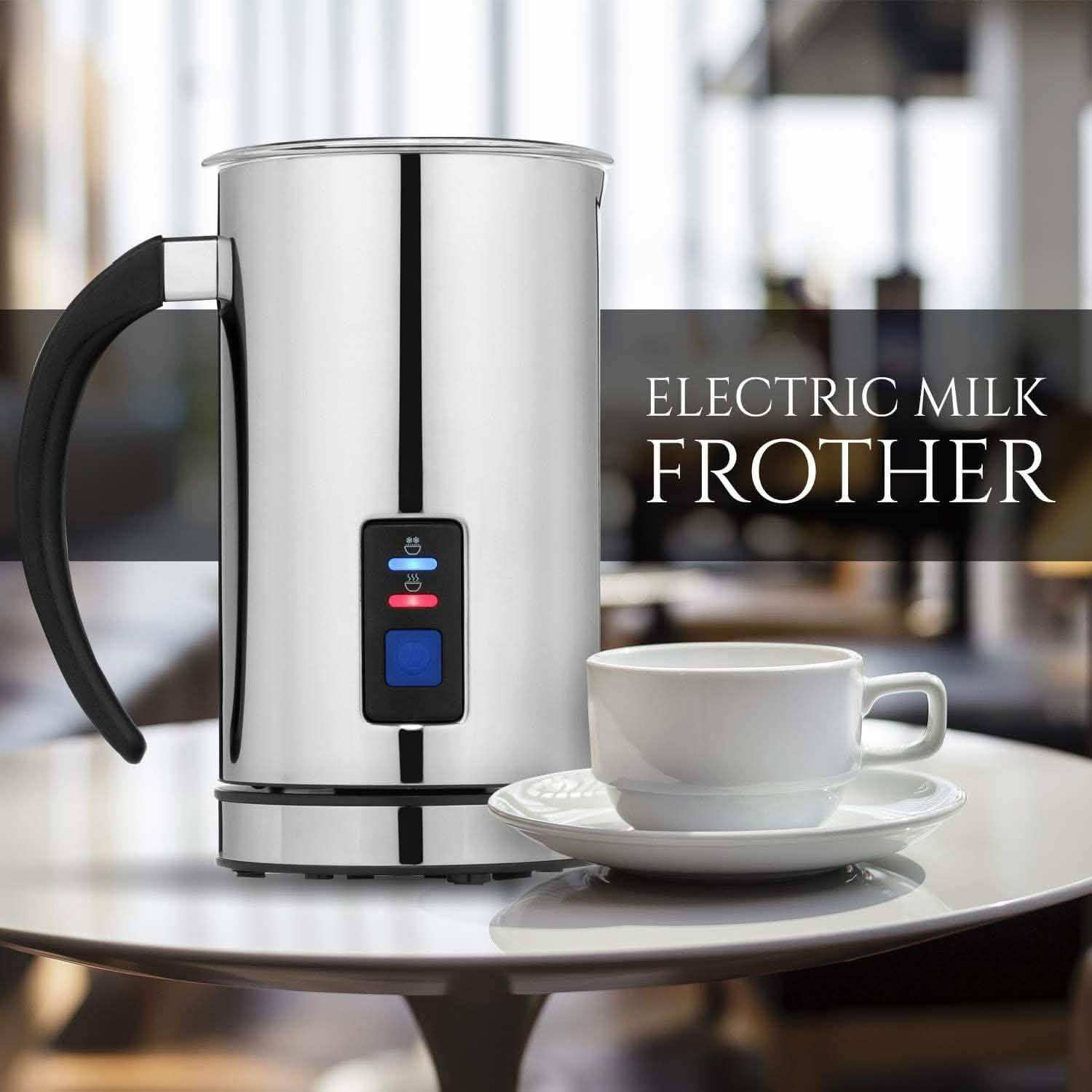 Chef's Star Milk Frother - Automatic Foam Maker & Creamer For Hot Or Cold Milk Steamer by DailySale