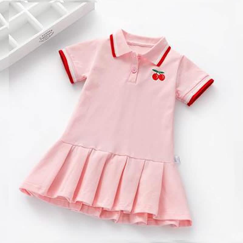 Children Dress Spring Summer Turn-Down Collar by DailySale