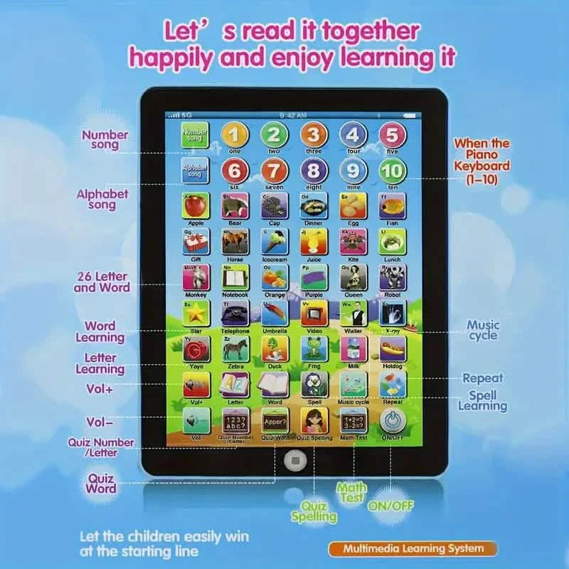 Children's Early Childhood Educational Toys English Tablet by DailySale