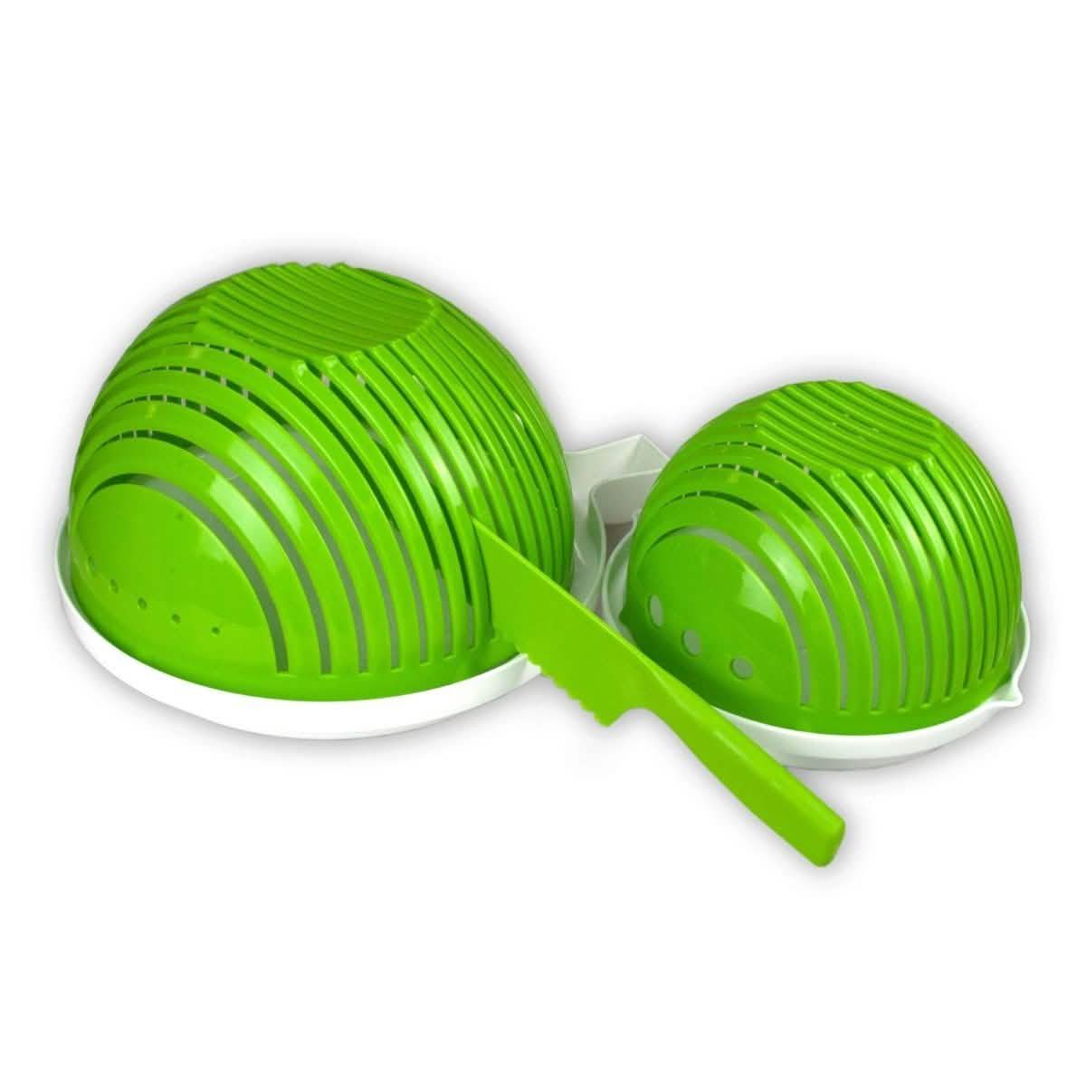 Chop Champ Set of Two Salad Cutter with Knife by DailySale