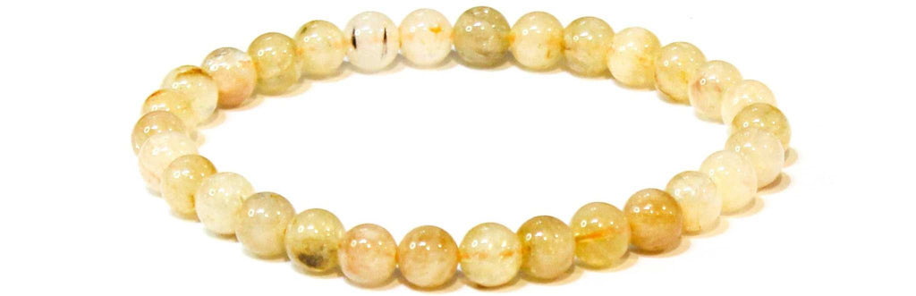 Citrine Round Bead Bracelet - Stone of Abundance by Sacred Crystals