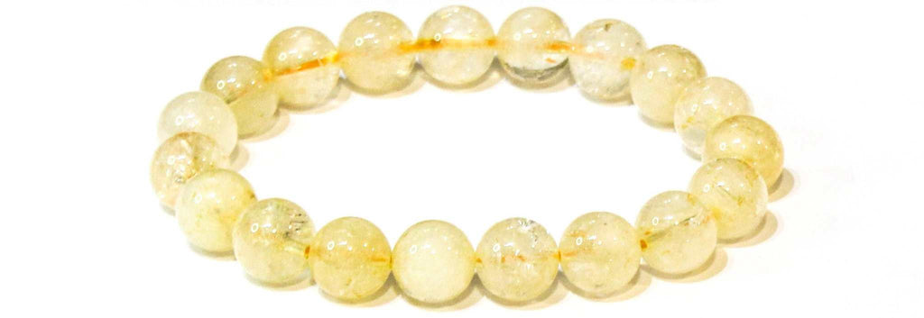 Citrine Round Bead Bracelet - Stone of Abundance by Sacred Crystals