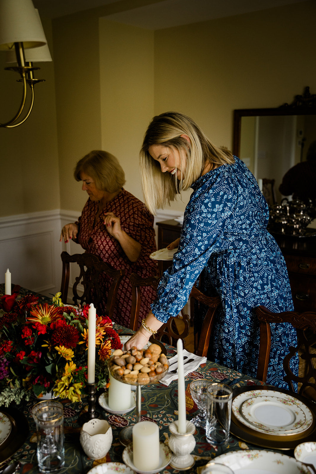The Savana Midi Dress in Winter Blossom - Final Sale by Carla Kiley Collection
